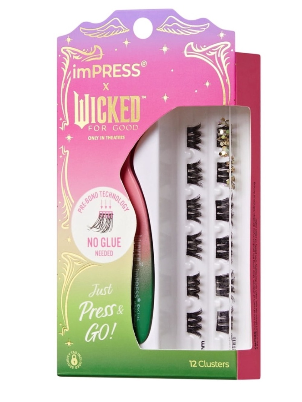 imPRESS x WICKED Pre-Bonded Lash Clusters — Press & Go, No Glue Needed